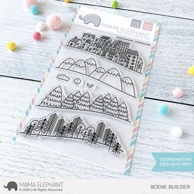 Mama Elephant Clear Stamps - Scene Builder